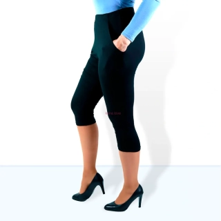 Julie 3/4 černé legíny s kapsama